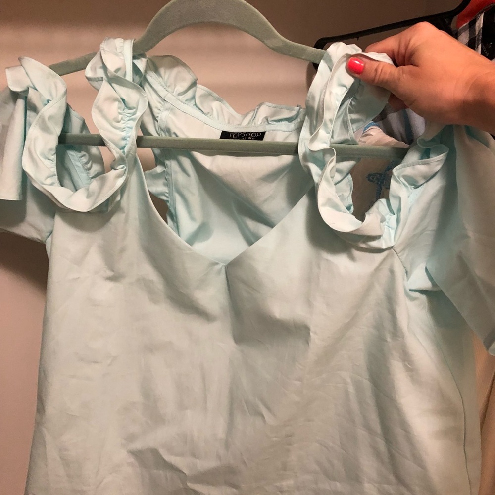 NWT mint Top Shop cut out top!